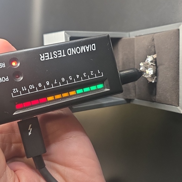 5ct Moissanite 3-Stone Ring – Size 6 (S925 Solid Silver) - Picture 13 of 15